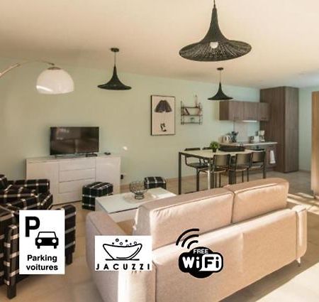 Appartement Côté Jardin avec Jacuzzi Privatif et parking privé à Sarlat Extérieur photo